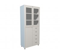 Медицинский шкаф двухстворчатый HILFE МД 2 1780 R-5